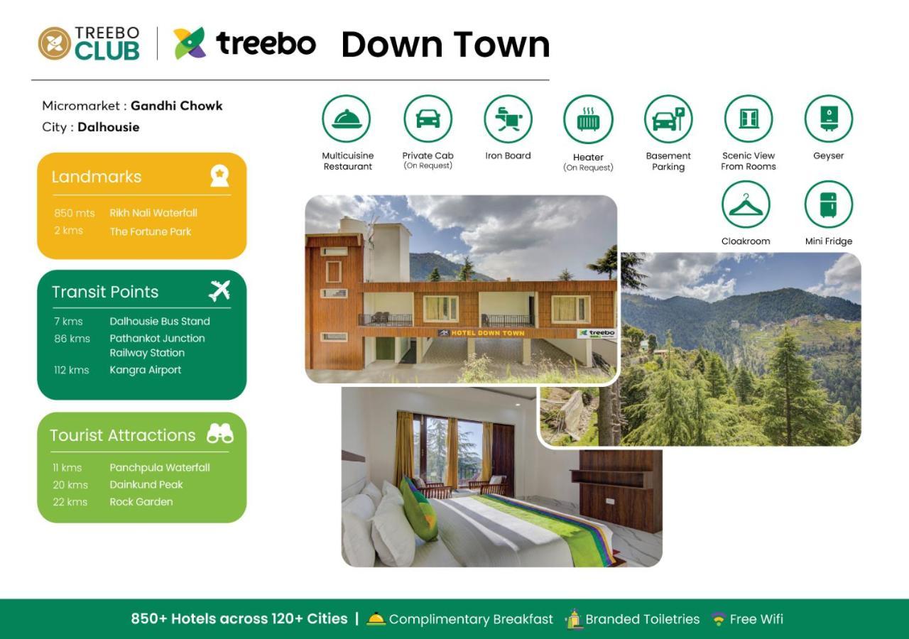 Hotel Treebo Down Town, Dalhousie Exterior foto